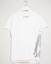 "UNITED KONSTRUCT STAMP WHITE" t-shirt by MAP London